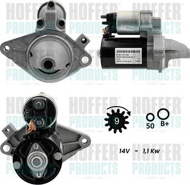 Hoffer H5010362G - Motorino d'avviamento autozon.pro