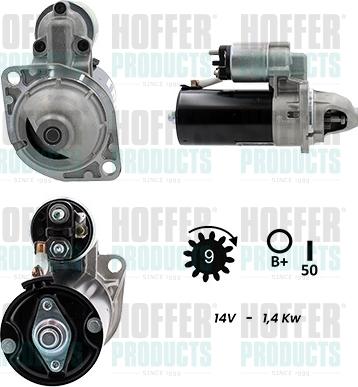 Hoffer H5010367G - Motorino d'avviamento autozon.pro