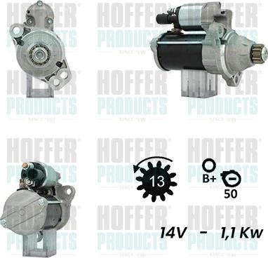 Hoffer H5010382G - Motorino d'avviamento autozon.pro