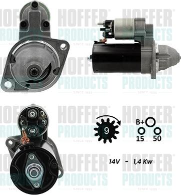 Hoffer H5010377G - Motorino d'avviamento autozon.pro