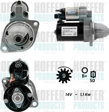 Hoffer H5010241G - Motorino d'avviamento autozon.pro