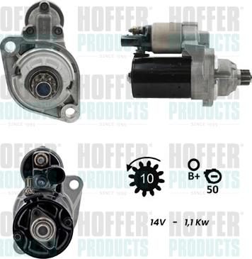 Hoffer H5010268G - Motorino d'avviamento autozon.pro