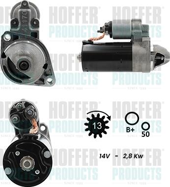 Hoffer H5010239G - Motorino d'avviamento autozon.pro