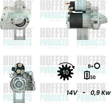 Hoffer H5035726G - Motorino d'avviamento autozon.pro