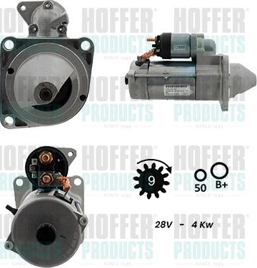 Hoffer H5110045G - Motorino d'avviamento autozon.pro