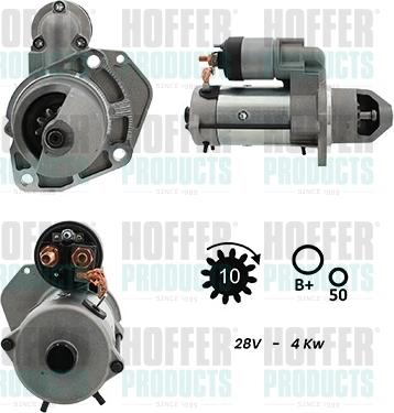 Hoffer H5110047G - Motorino d'avviamento autozon.pro