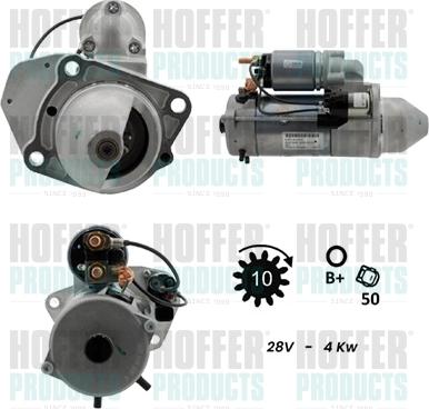 Hoffer H5110058G - Motorino d'avviamento autozon.pro