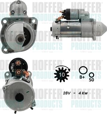 Hoffer H5110007G - Motorino d'avviamento autozon.pro