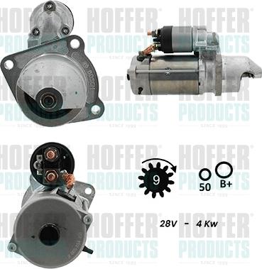 Hoffer H5110020G - Motorino d'avviamento autozon.pro