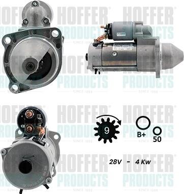 Hoffer H5110027G - Motorino d'avviamento autozon.pro