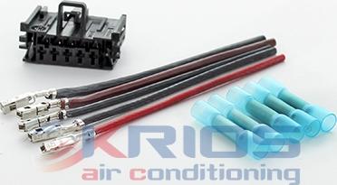 Hoffer K26201 - Kit riparaz.cavi, Termoventilat. abitacolo(Sist.prerisc.mot) autozon.pro