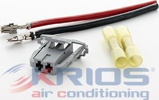 Hoffer K26203 - Kit riparaz.cavi, Termoventilat. abitacolo(Sist.prerisc.mot) autozon.pro