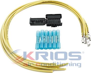 Hoffer K26207 - Kit riparaz.cavi, Termoventilat. abitacolo(Sist.prerisc.mot) autozon.pro