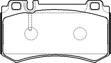 ACDelco AC0581719D - Kit pastiglie freno, Freno a disco autozon.pro