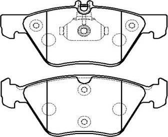 HSB Gold HP9560 - Kit pastiglie freno, Freno a disco autozon.pro