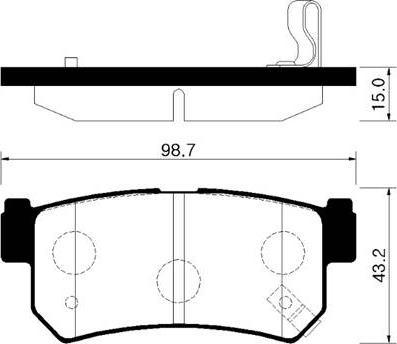 Klaxcar France 24210z - Kit pastiglie freno, Freno a disco autozon.pro