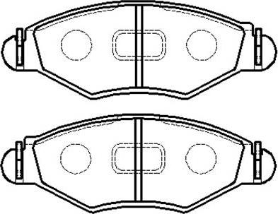 Magneti Marelli 323700003600 - Kit pastiglie freno, Freno a disco autozon.pro