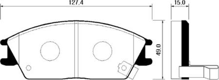 ATE 605936 - Kit pastiglie freno, Freno a disco autozon.pro