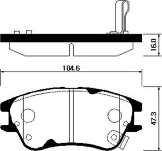 ATE 605829 - Kit pastiglie freno, Freno a disco autozon.pro