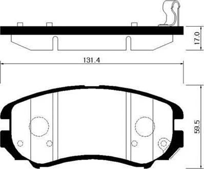 HELLA 8DB 355 035-781 - Kit pastiglie freno, Freno a disco autozon.pro