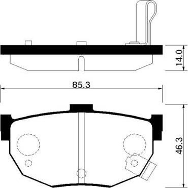 HELLA 6131709 - Kit pastiglie freno, Freno a disco autozon.pro