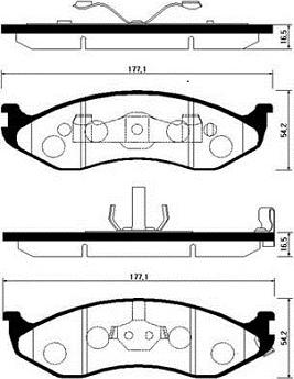 Valeo 597189 - Kit pastiglie freno, Freno a disco autozon.pro