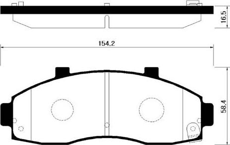 HSB Gold HP1013 - Kit pastiglie freno, Freno a disco autozon.pro