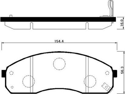 HSB Gold HP1012 - Kit pastiglie freno, Freno a disco autozon.pro