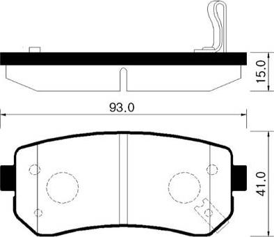 HSB Gold HP1035 - Kit pastiglie freno, Freno a disco autozon.pro