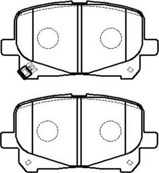 DJ Parts BP1069 - Kit pastiglie freno, Freno a disco autozon.pro