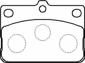 HSB Gold HP8473 - Kit pastiglie freno, Freno a disco autozon.pro