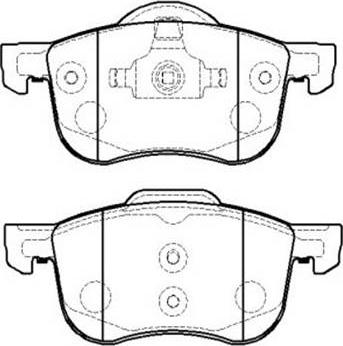 Akebono AN-4527K - Kit pastiglie freno, Freno a disco autozon.pro