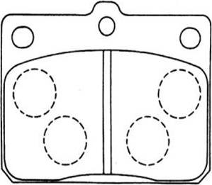 HSB Gold HP8148 - Kit pastiglie freno, Freno a disco autozon.pro