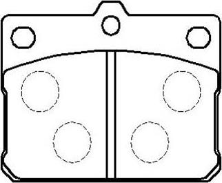 HSB Gold HP8294 - Kit pastiglie freno, Freno a disco autozon.pro