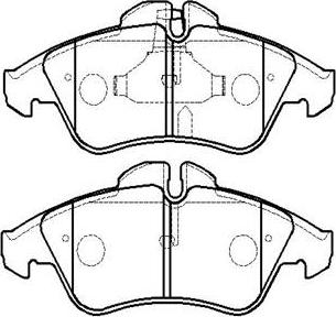 Mercedes-Benz 0024203920 - Kit pastiglie freno, Freno a disco autozon.pro