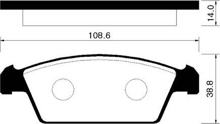 HSB Gold HP2001 - Kit pastiglie freno, Freno a disco autozon.pro