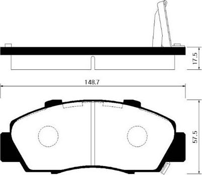 Spidan 30984 - Kit pastiglie freno, Freno a disco autozon.pro