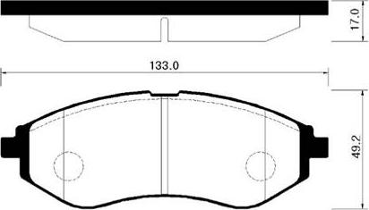 HSB Gold HP2011 - Kit pastiglie freno, Freno a disco autozon.pro