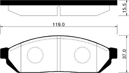 HSB Gold HP2013 - Kit pastiglie freno, Freno a disco autozon.pro