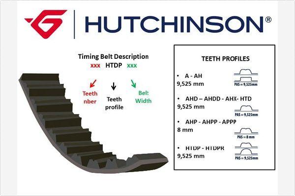 Hutchinson 104 HTDP 17 - Cinghia dentata autozon.pro