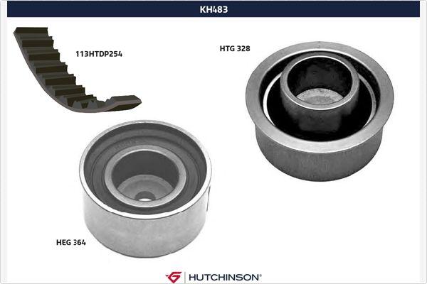 Hutchinson KH 483 - Kit cinghie dentate autozon.pro