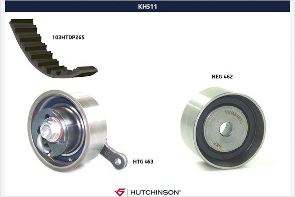 Hutchinson KH 511 - Kit cinghie dentate autozon.pro