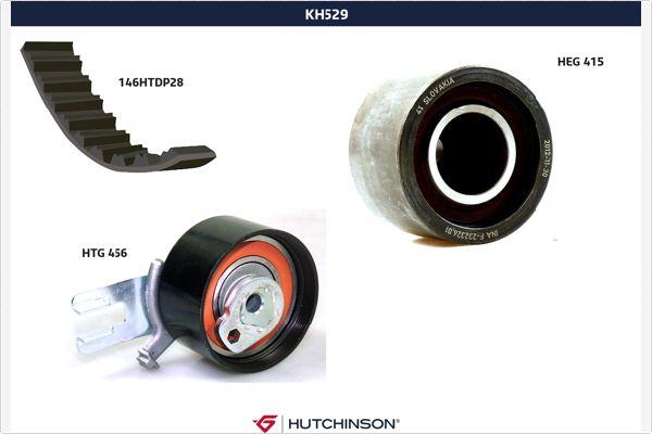 Hutchinson KH 529 - Kit cinghie dentate autozon.pro