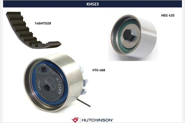 Hutchinson KH 523 - Kit cinghie dentate autozon.pro