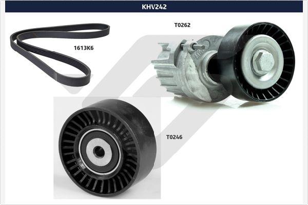 Hutchinson KHV 242 - Kit Cinghie Poly-V autozon.pro