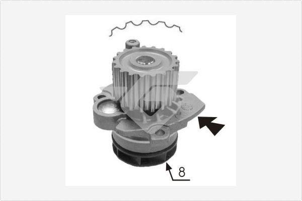 Hutchinson WP0056V - Pompa acqua autozon.pro