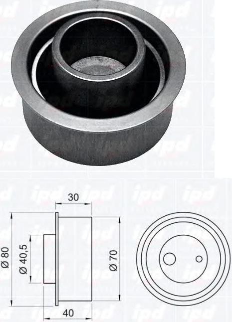 Hyundai 24410-23500 - Rullo tenditore, Cinghia dentata autozon.pro