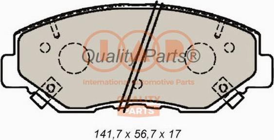 Danaher A5524 - Kit pastiglie freno, Freno a disco autozon.pro