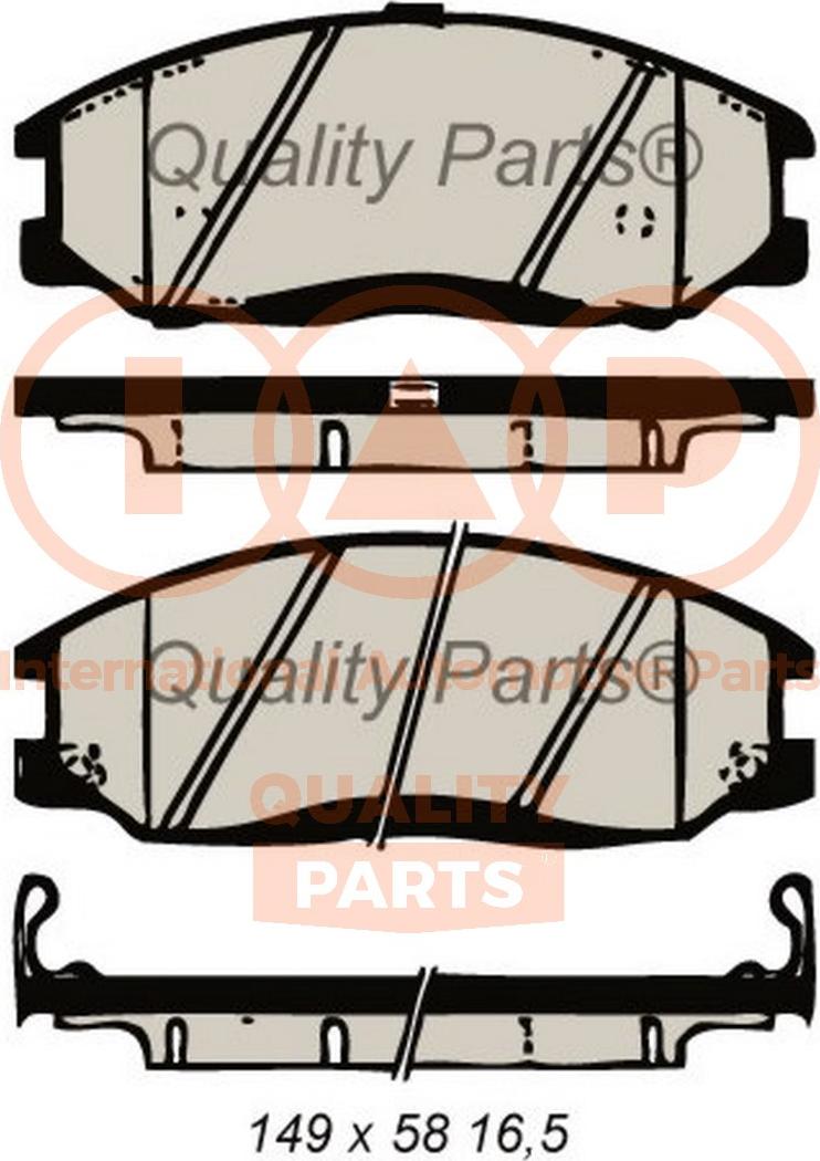 BENDIX DB1745 - Kit pastiglie freno, Freno a disco autozon.pro