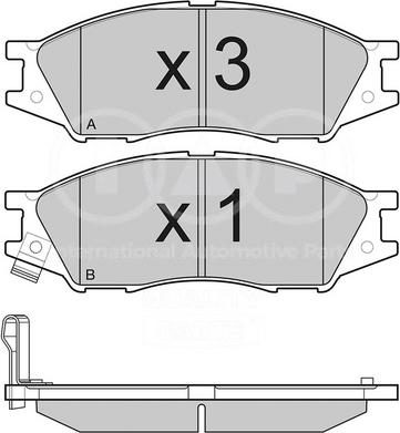 Valeo 606488 - Kit pastiglie freno, Freno a disco autozon.pro